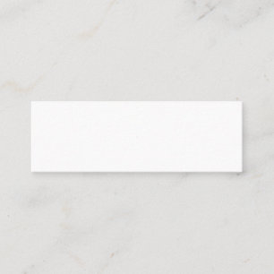 Mini, tarjeta de visita de 3" x 1,0"