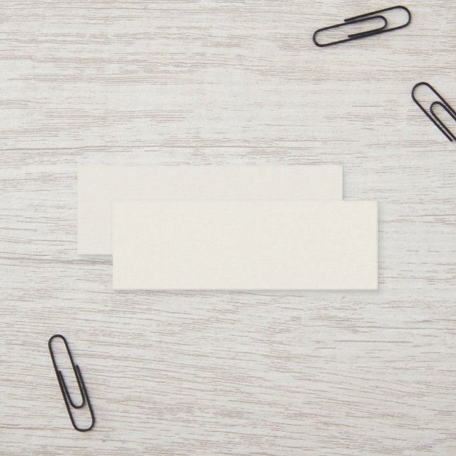 Mini tarjeta de visita de Alabaster (Anverso/Reverso In Situ)