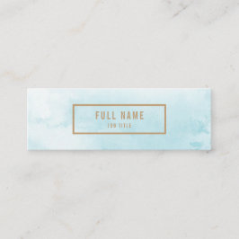 Mini tarjeta de visita de la acuarela abstracta