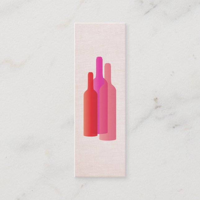 Mini tarjeta de visita de Wine Lover (Anverso)