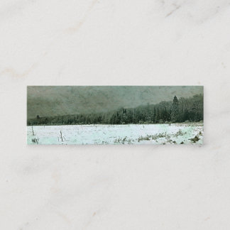 Mini tarjeta de visita - Entorno invernal -