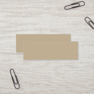 Mini tarjeta de visita Khaki