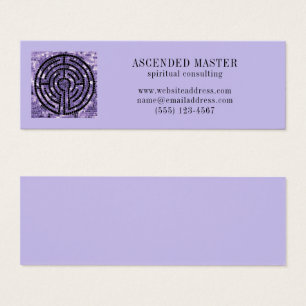 Mini tarjeta de visita LABYRINTH VI - Amethyst