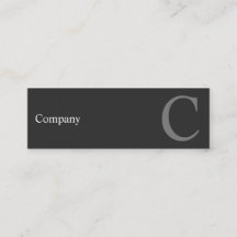 Mini tarjeta de visita limpia profesional del