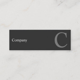 Mini tarjeta de visita limpia profesional del