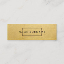 Mini tarjeta de visita mínima moderna de moda de