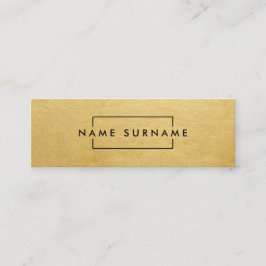 Mini tarjeta de visita mínima moderna de moda de