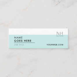 Mini tarjeta de visita multiusos limpia moderna