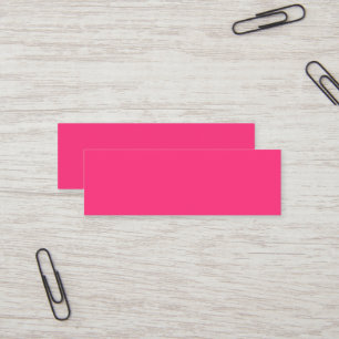 Mini tarjeta de visita Neon Pink