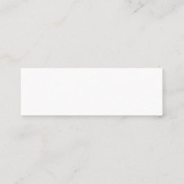 Mini tarjeta de visita personalizada
