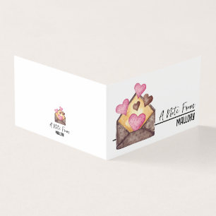 Mini tarjetas de Lunchbox personalizadas con tu no