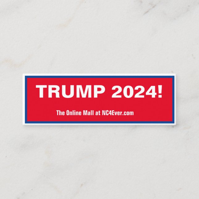 Mini tarjetas de negocios TRUMP 2024 (Anverso)