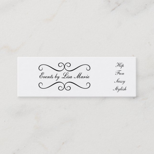 Mini tarjetas de visita (Anverso)