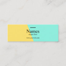 Mini tarjetas de visita del error tipográfico