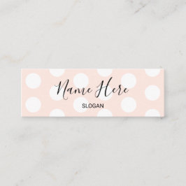 Mini tarjetas de visita del lunar moderno elegante