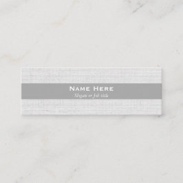 Mini tarjetas de visita grises profesionales