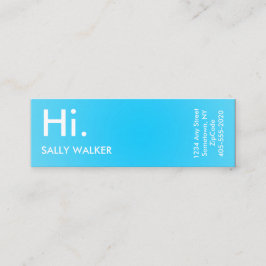 Mini tarjetas de visita modernas profesionales