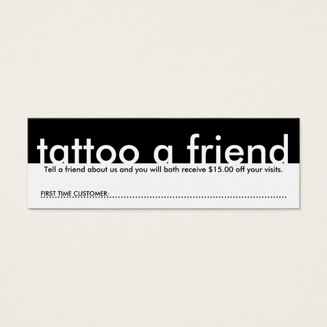 mini tatuaje un amigo (Frente)