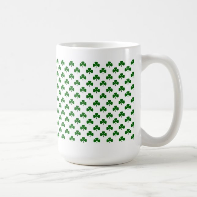 Mini taza de café de los tréboles para el día de (Derecha)