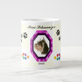 Mini taza enorme del Schnauzer