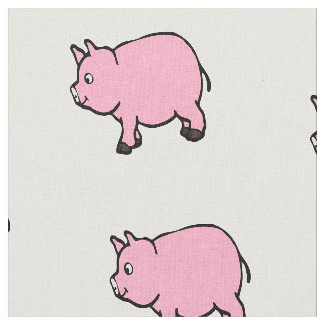 Mini tela rosada de los cerdos (De cerca)