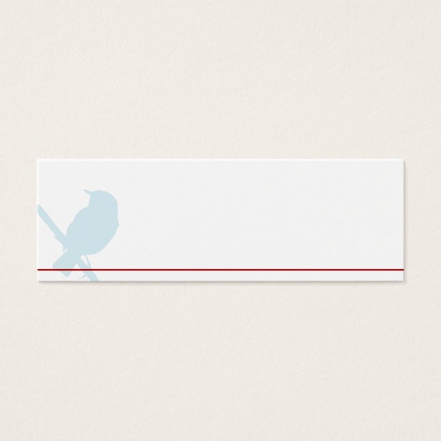 Mini Tischkarten para el tablero de boda (Frente)