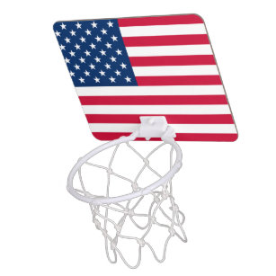 Miniaro De Baloncesto Bandera de Estados Unidos - Estados Unidos de Amér