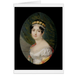 Miniatura del retrato de la emperatriz Josephine