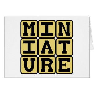 Miniatura, Pequeño Colectivo