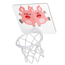 Minicanasta De Baloncesto ¡SÍ! Cerdos Personalizados Cuadros Cesta Cebolla H