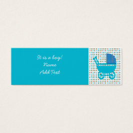 Minicard para el anuncio de nacimiento del bebé