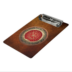 Minicarpeta De Pinza [110] Vegvisir - Viking Gold Magic Runic Compass