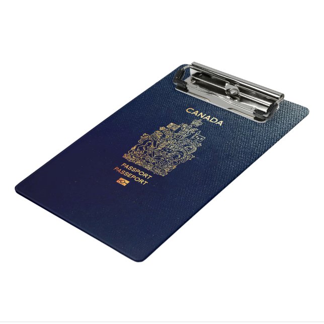 Minicarpeta De Pinza [200] Cobertura de pasaporte canadiense (Angulado 3)