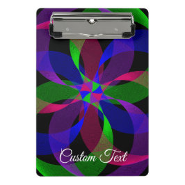 Minicarpeta De Pinza 3D 2D Hybrid Geometric Mini Clipboard