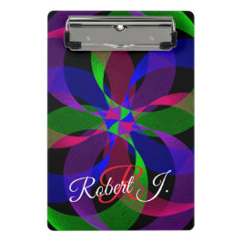 Minicarpeta De Pinza 3D 2D Hybrid Geometric Mini Clipboard