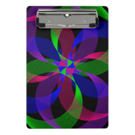 Minicarpeta De Pinza 3D 2D Hybrid Geometric Mini Clipboard