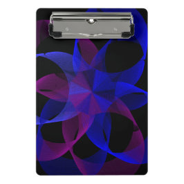 Minicarpeta De Pinza 3D To 2D Cylinder Ring Geometric Mini Clipboard