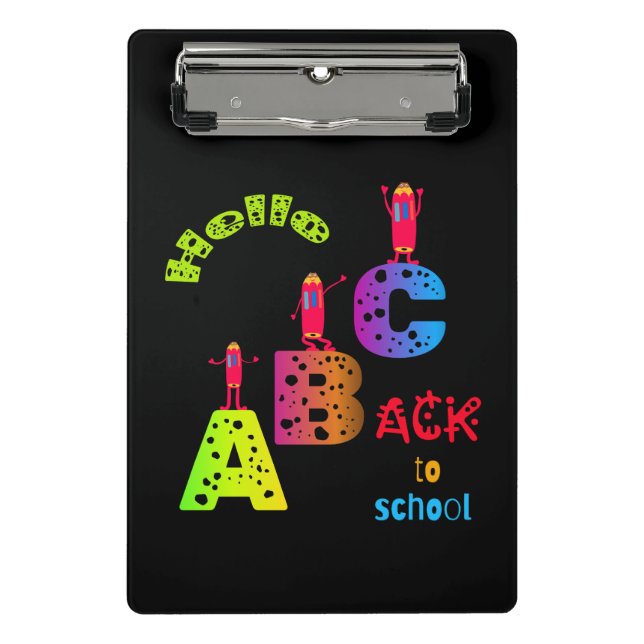 Minicarpeta De Pinza ABC De vuelta al cole (Anverso)
