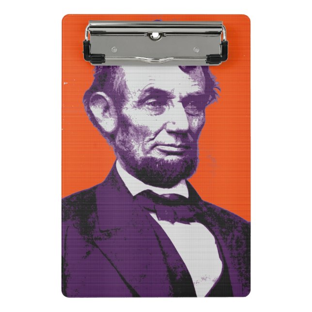 Minicarpeta De Pinza Abraham Lincoln alt (Anverso)
