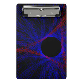 Minicarpeta De Pinza Accented Triangle Geometric Mini Clipboard