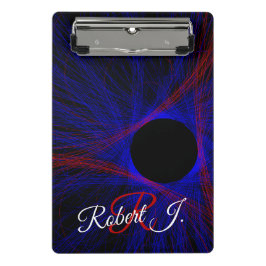 Minicarpeta De Pinza Accented Triangle Geometric Mini Clipboard