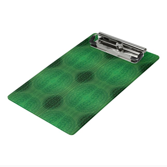 Minicarpeta De Pinza Aceptación | Medallones de Meditación Verde (Angulado 3)