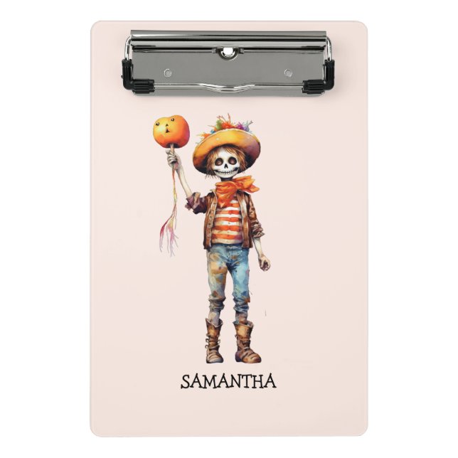 Minicarpeta De Pinza Adorable Kid Zombie - Cute Halloween (3) (Anverso)