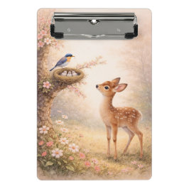 Minicarpeta De Pinza Aesthetic Floral Nature Clipboard | Soft Pastel 