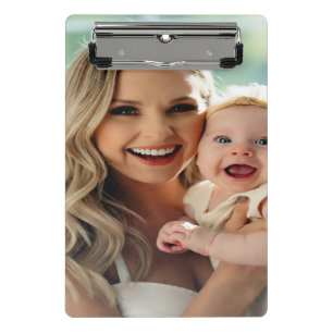 Minicarpeta De Pinza Agregar foto de bebé personalizar personalizado