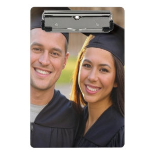 Minicarpeta De Pinza Agregar foto de graduación personalizada
