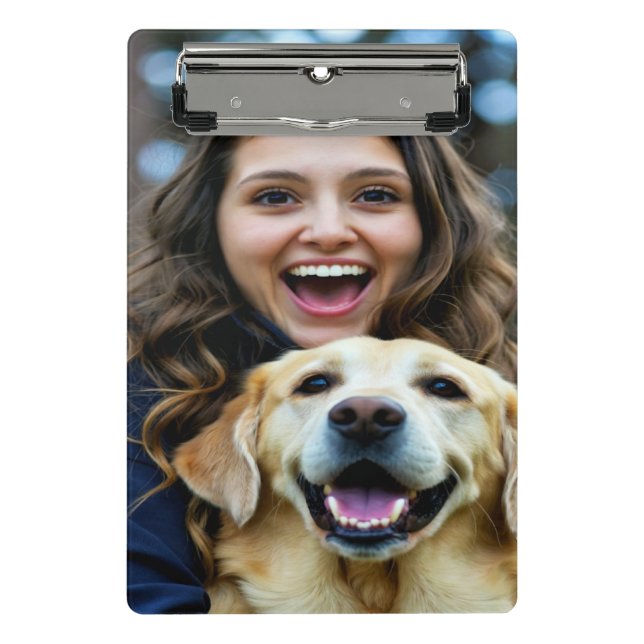 Minicarpeta De Pinza Agregar foto personalizada de Labrador Retriever (Anverso)