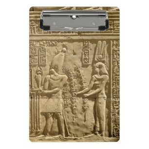 Minicarpeta De Pinza Alivio que representa a Ptolomeo VIII Euergetes II