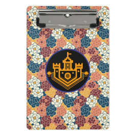 Minicarpeta De Pinza allover flower design