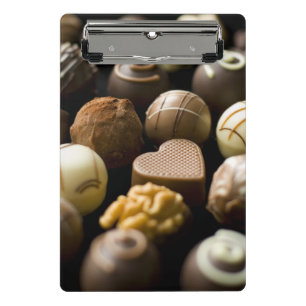 Minicarpeta De Pinza Almendras garapiñadas deliciosas del chocolate